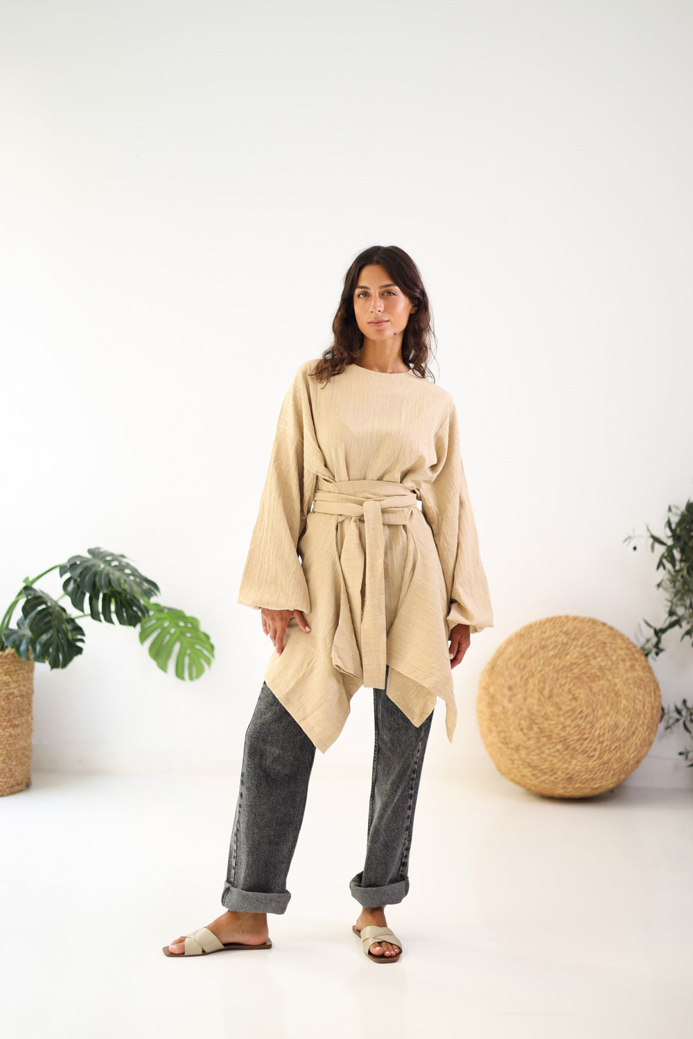 Wrapped Crinkle TOP