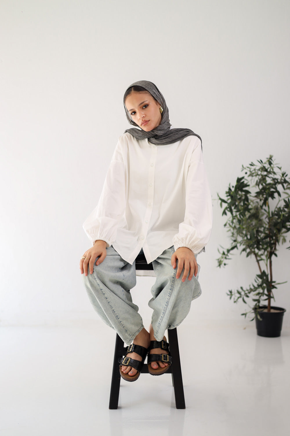 Ballon Basic Shirt - Offwhite