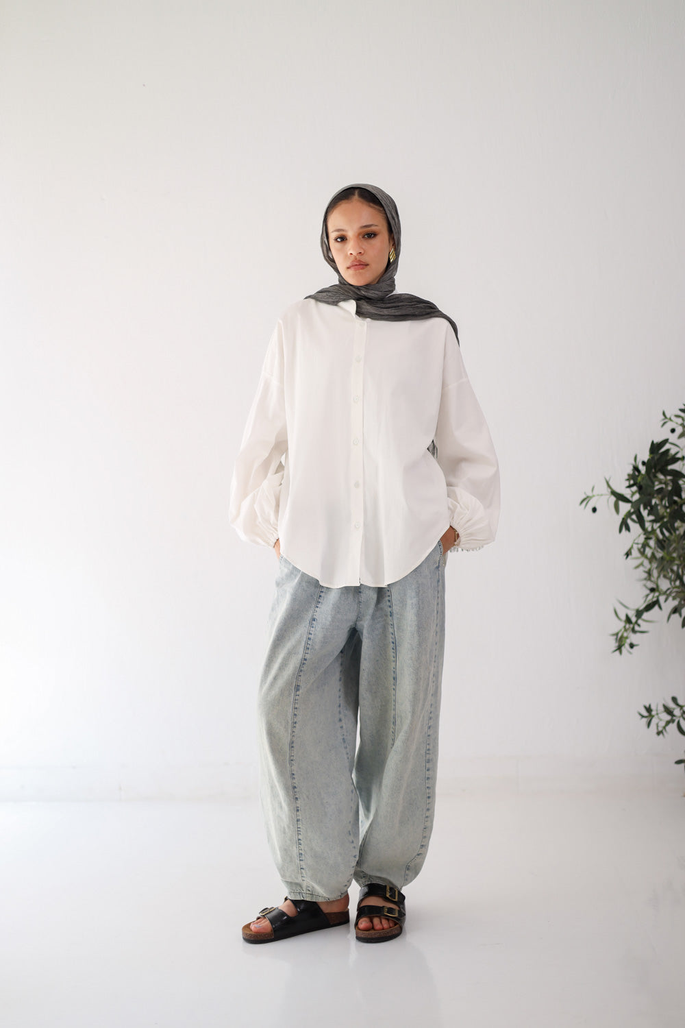 Ballon Basic Shirt - Offwhite