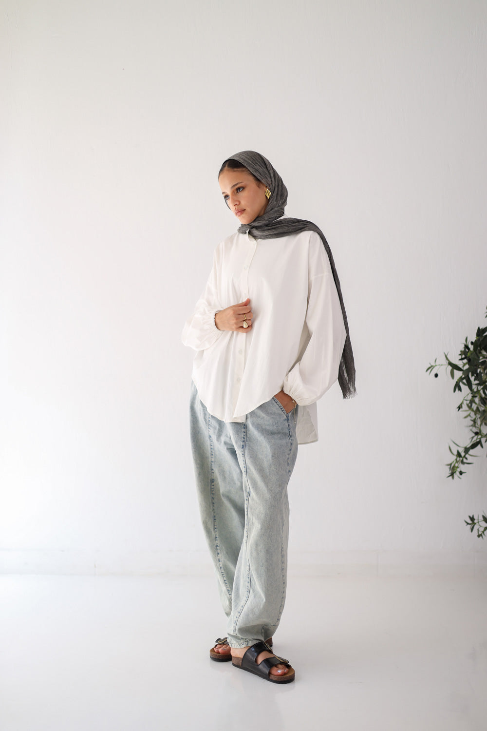 Ballon Basic Shirt - Offwhite