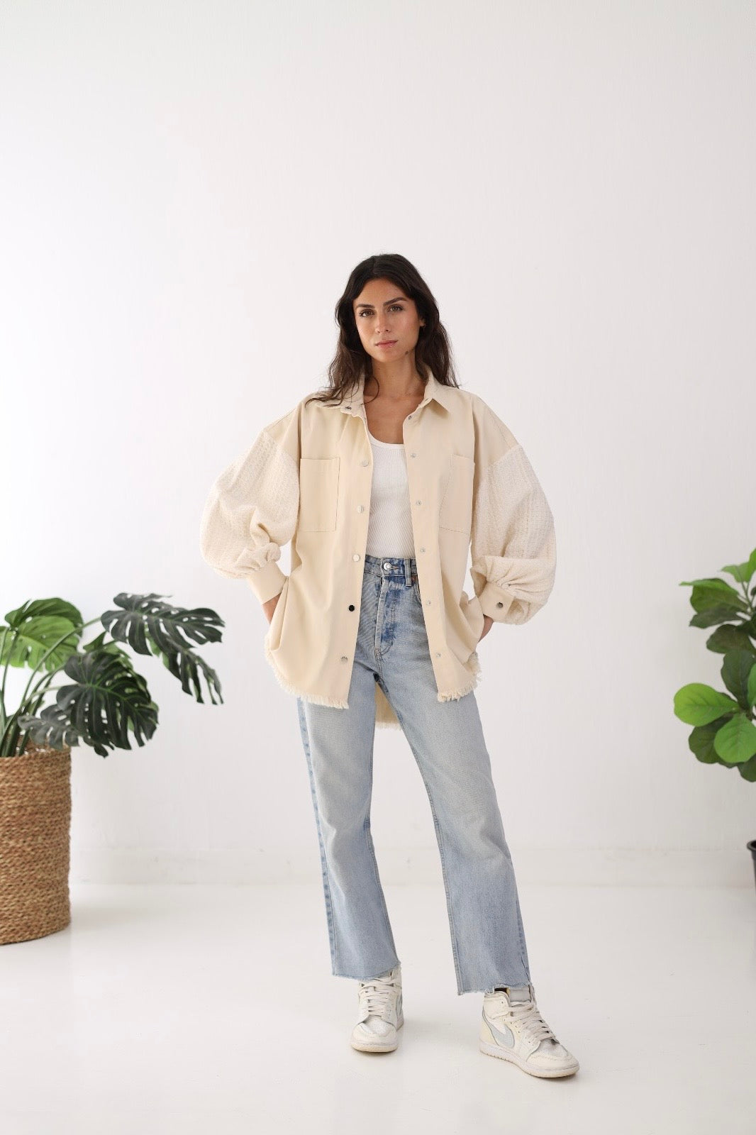 Summer Trico Sleeves - Beige