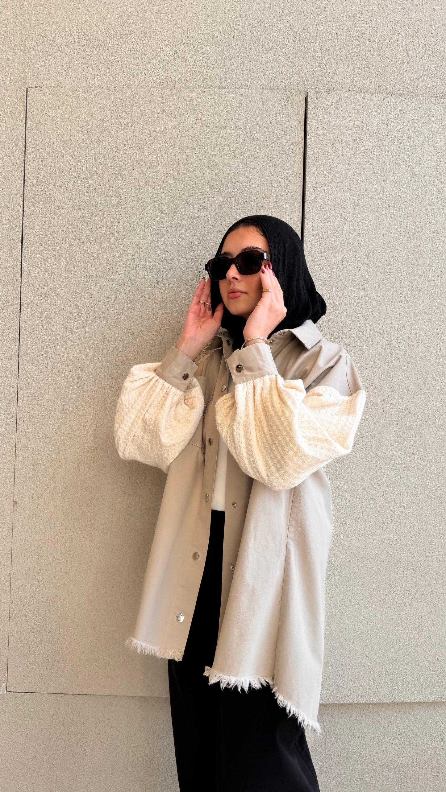 Summer Trico Sleeves - Greish