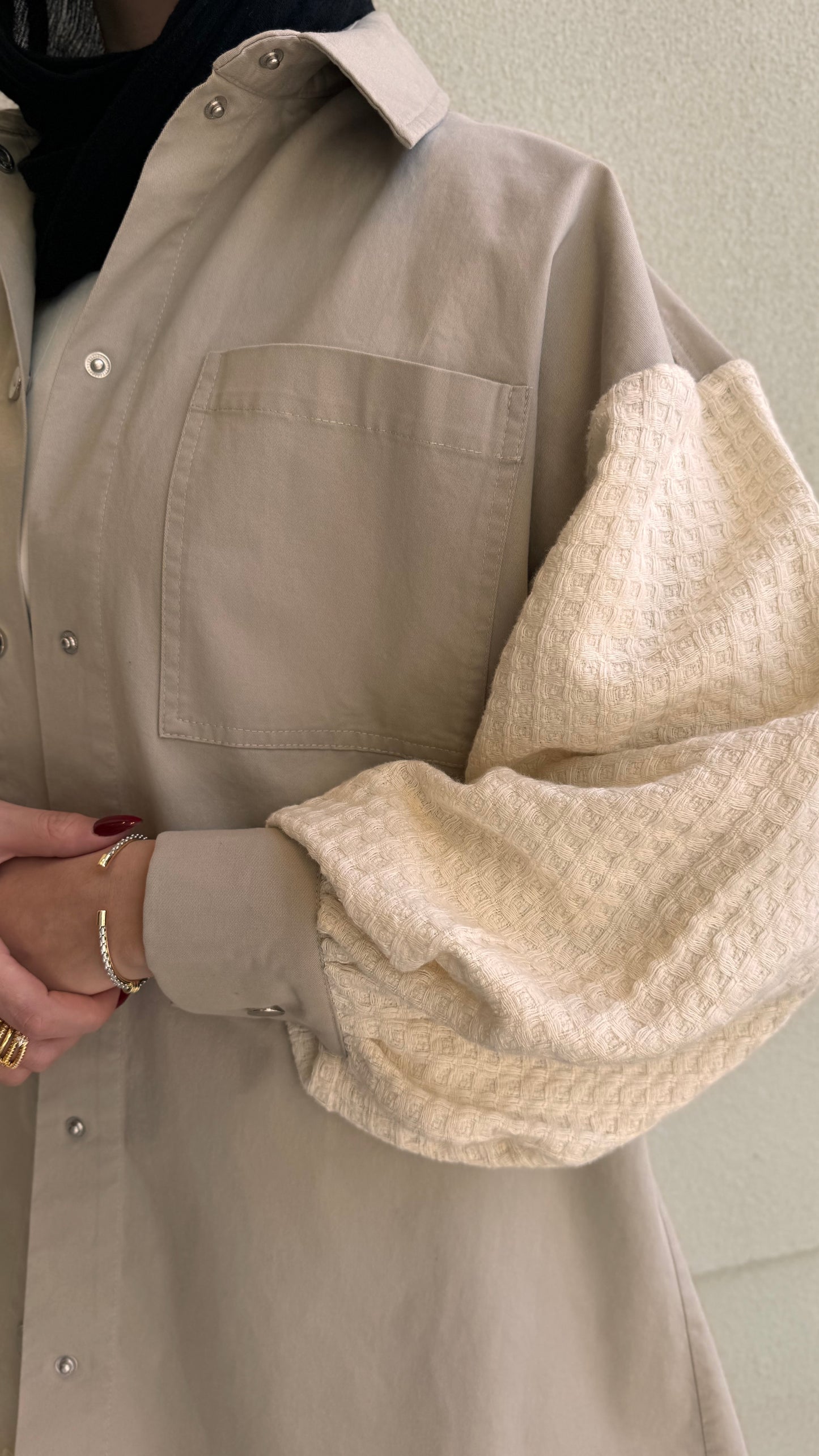 Summer Trico Sleeves - Greish