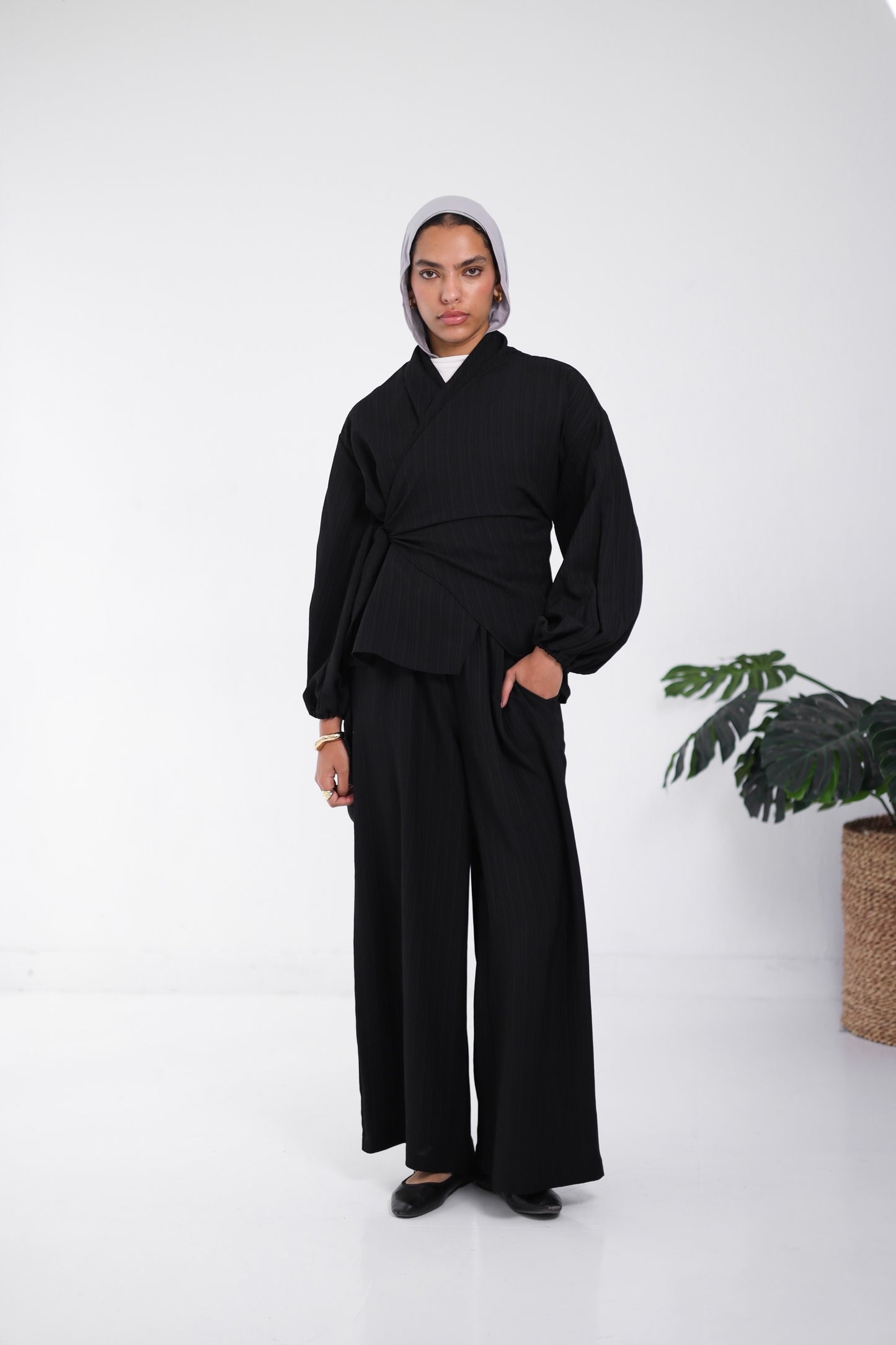 Crinkle Set - Black