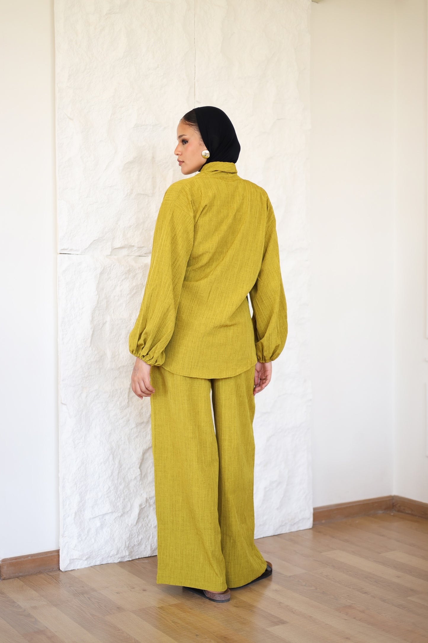 Crinkle Set - Mustarad