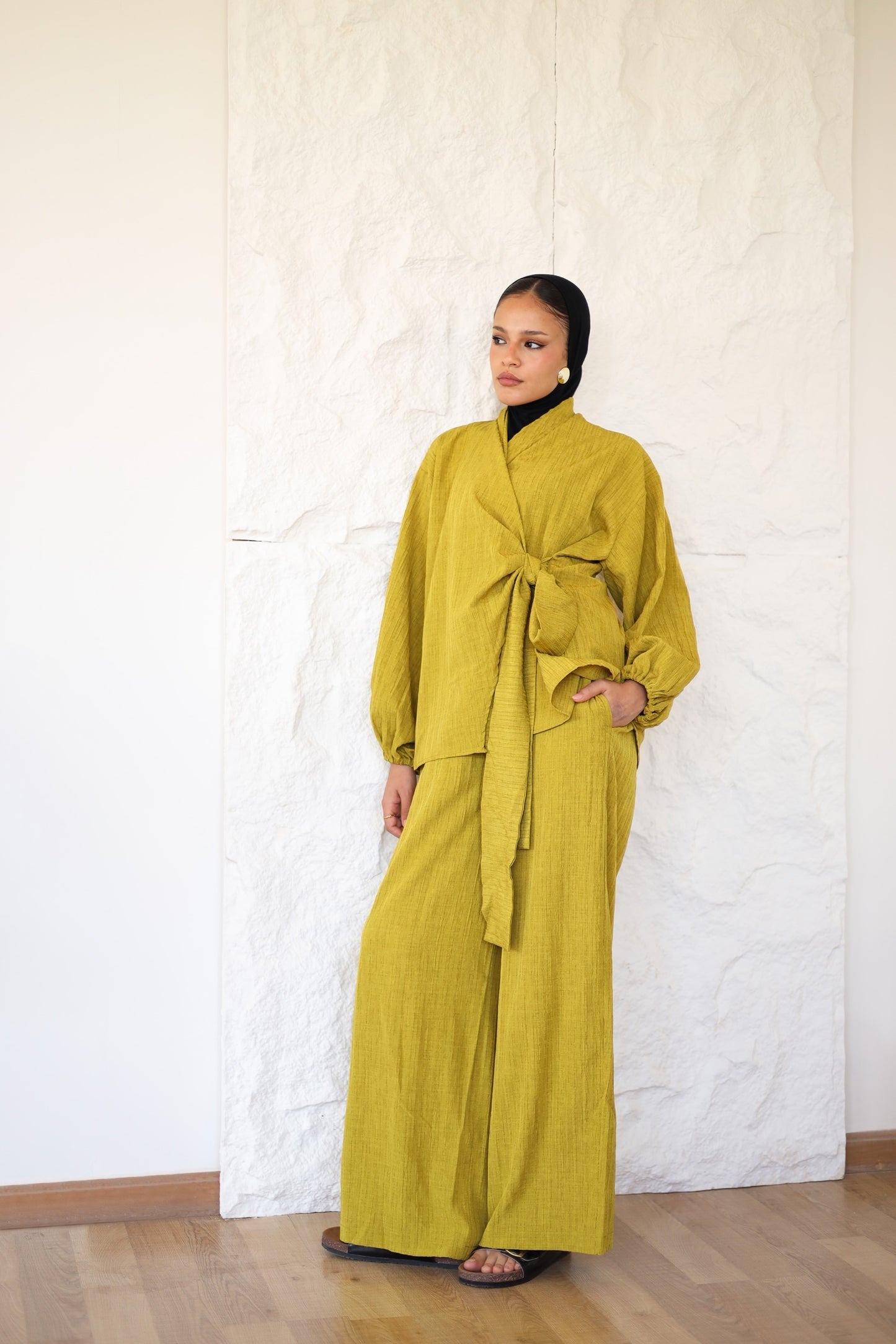 Crinkle Set - Mustarad