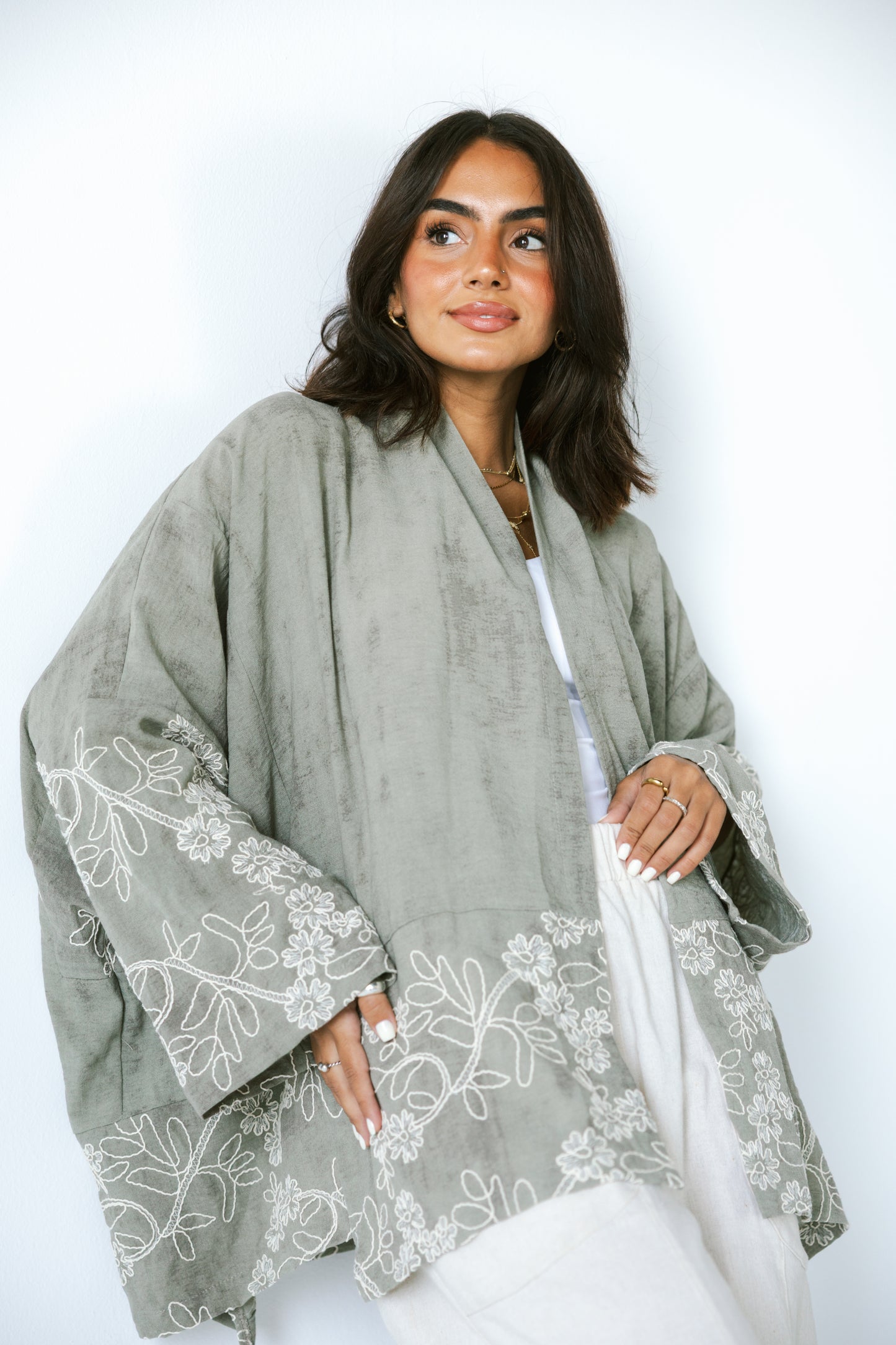 Boho Kimono - OLIVE