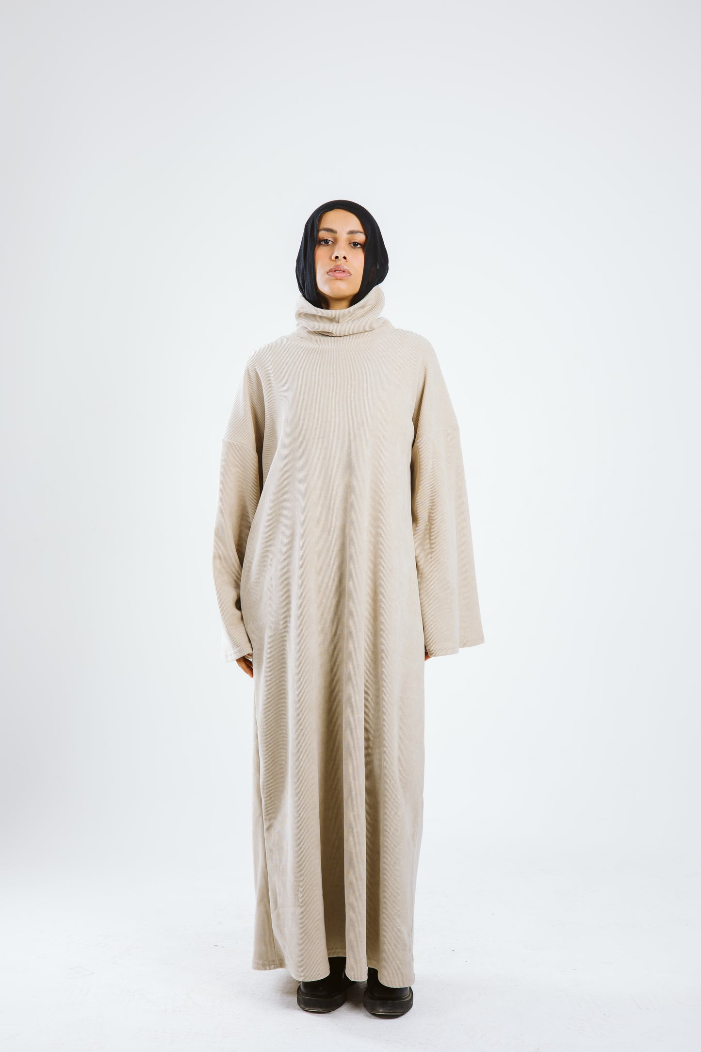 Shanyl Maxi Dress - BEIGE