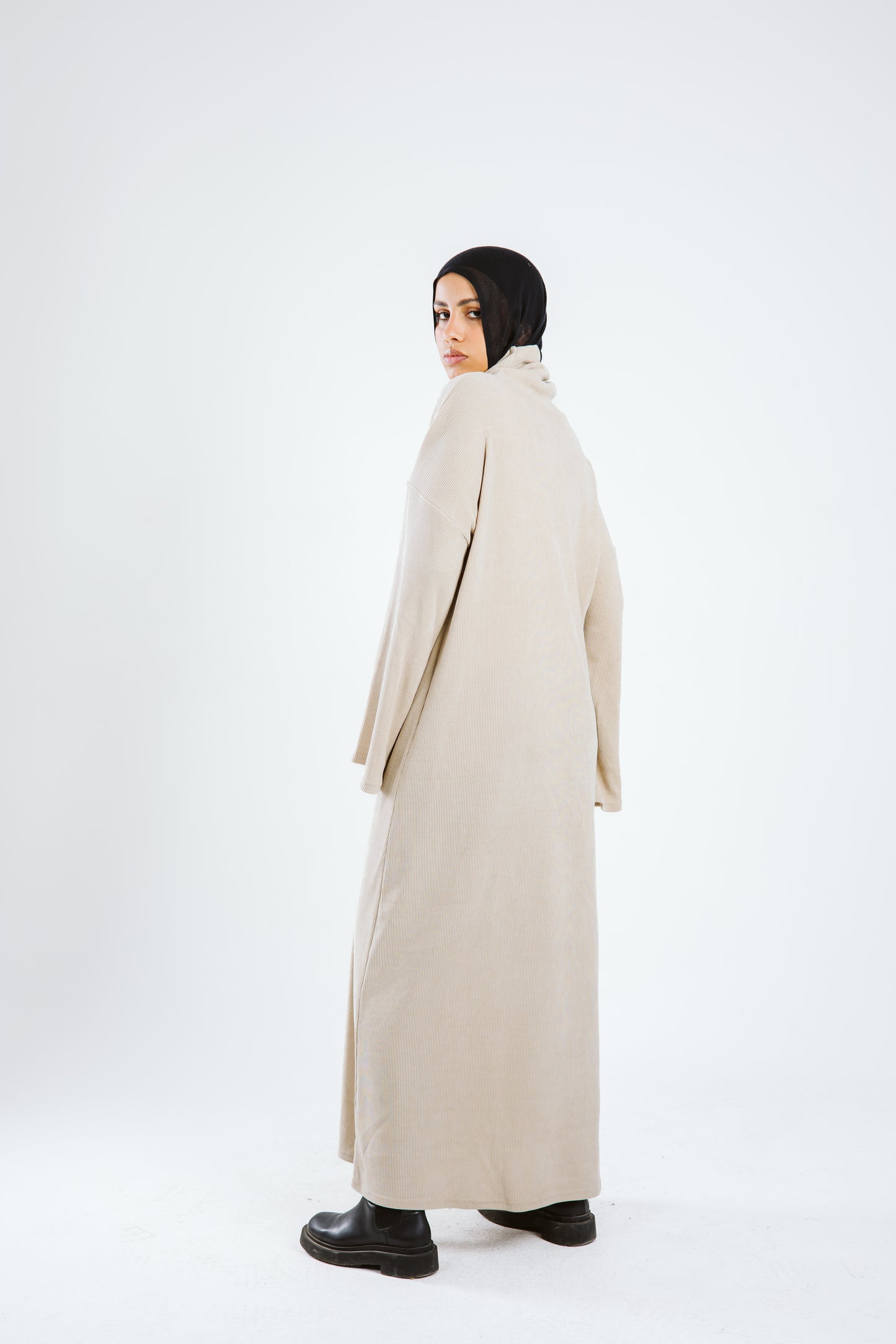 Shanyl Maxi Dress - BEIGE