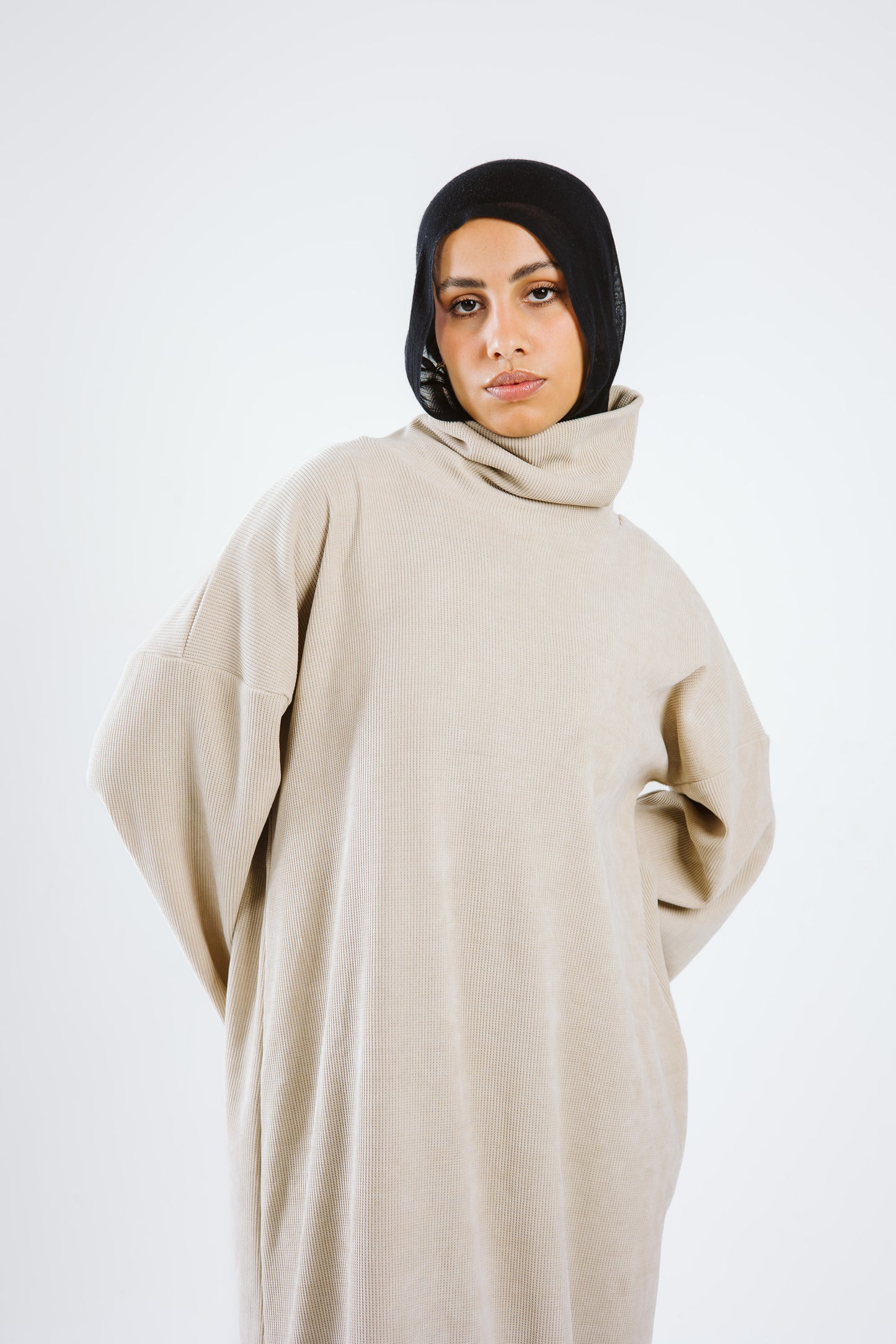 Shanyl Maxi Dress - BEIGE