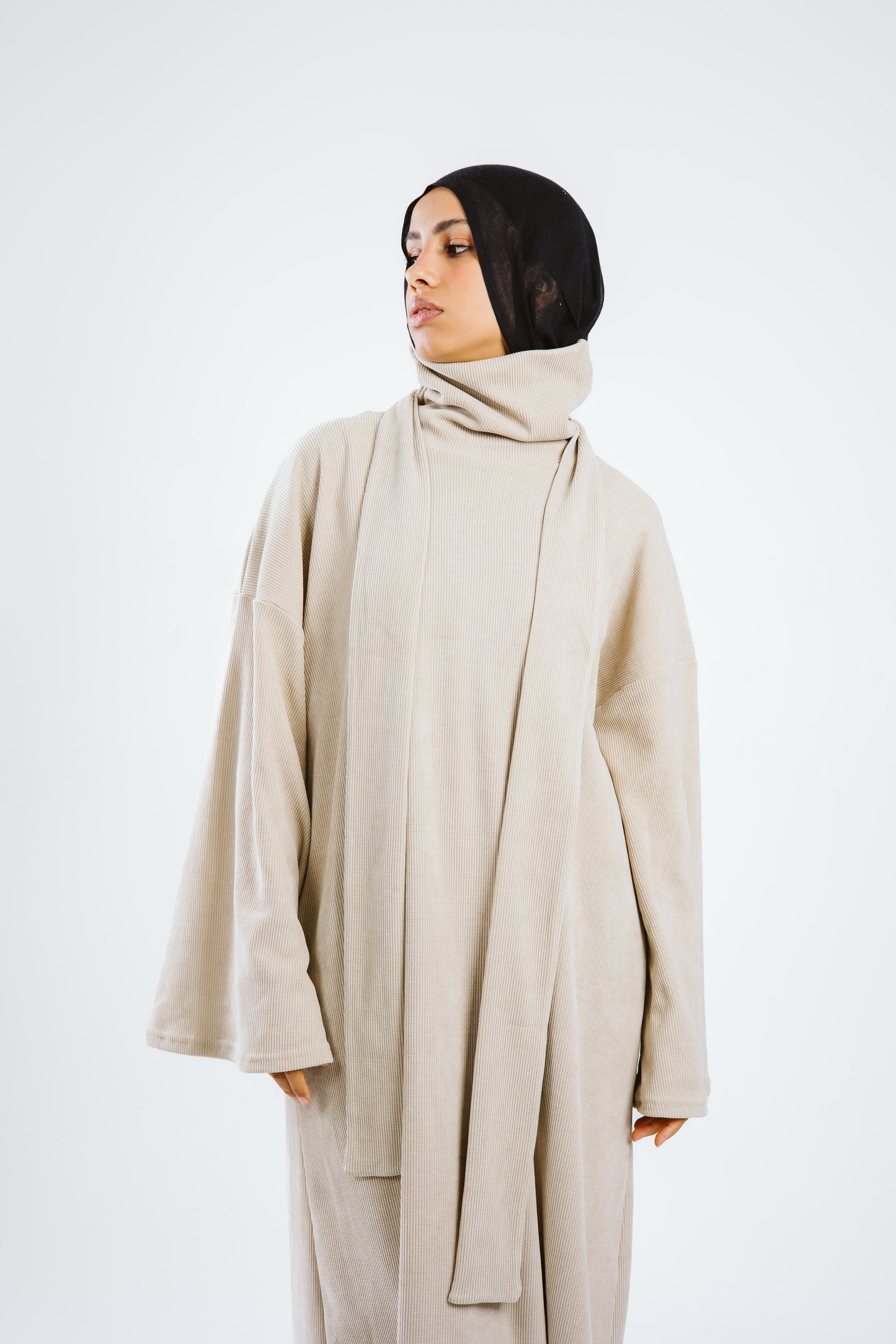 Shanyl Maxi Dress - BEIGE