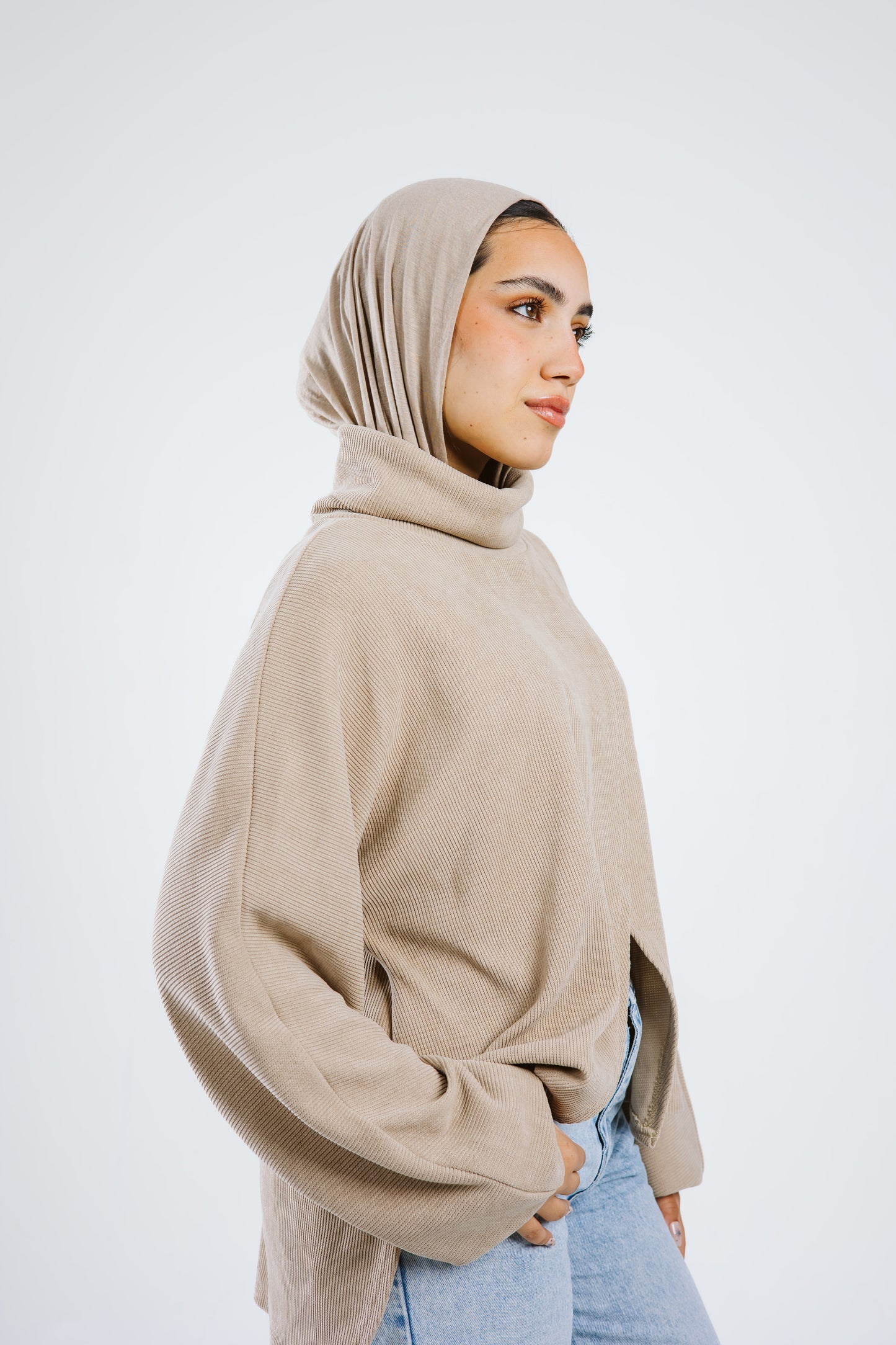 Turtle X Pullover - Beige