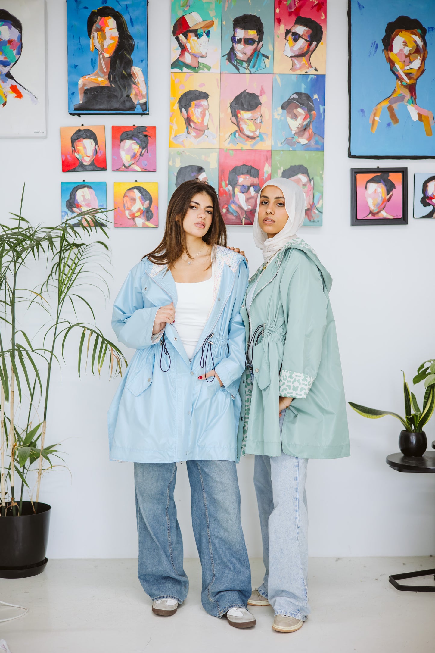 Waterproof Jacket - BABY BLUE