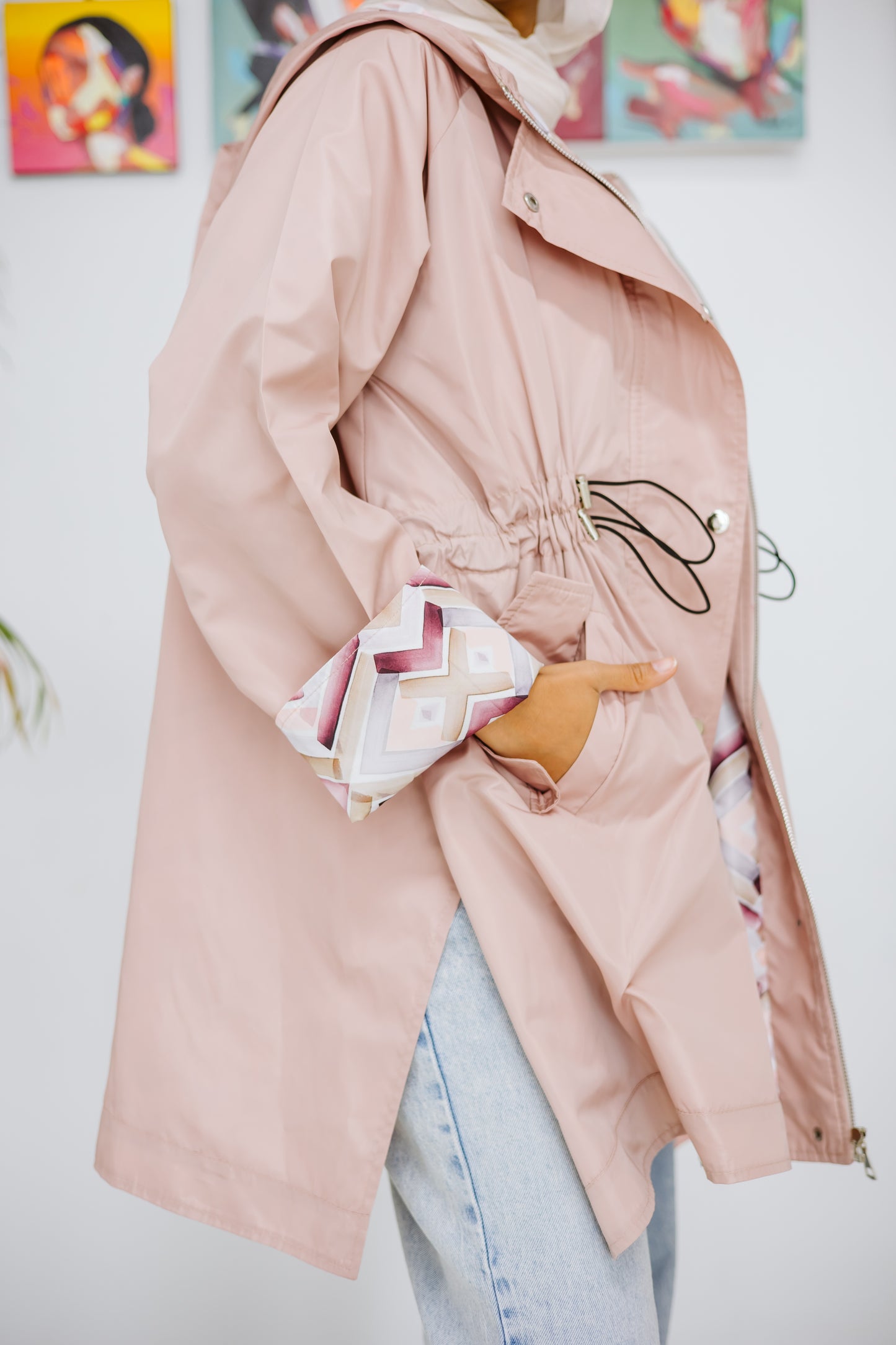 Waterproof Jacket - NUDE