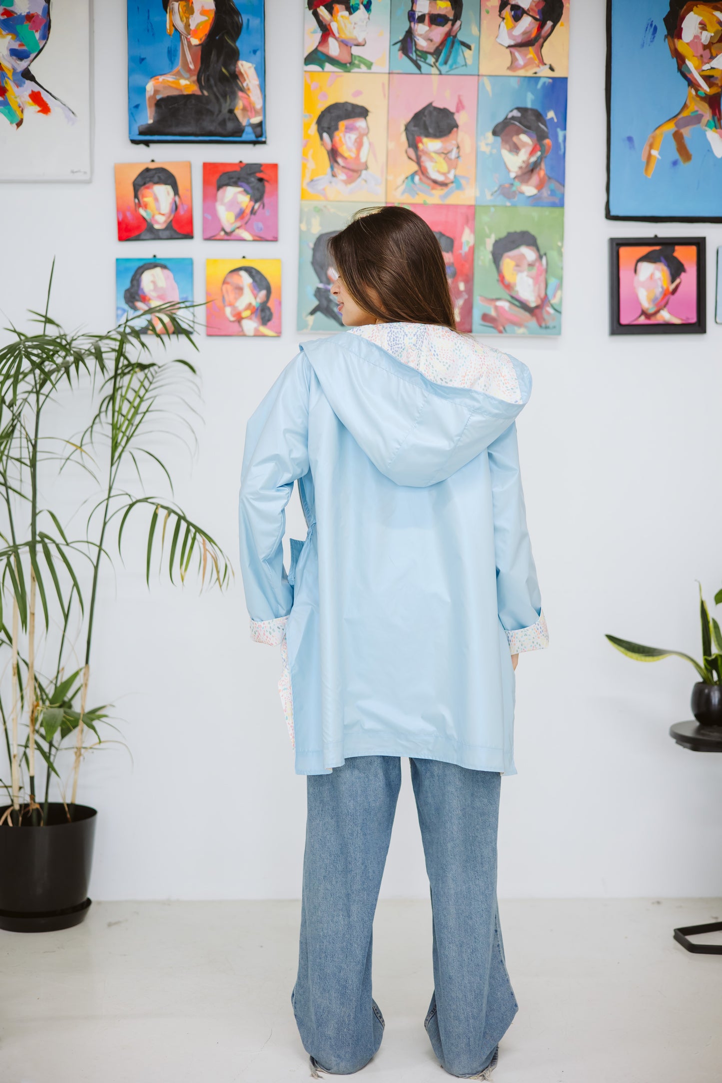 Waterproof Jacket - BABY BLUE