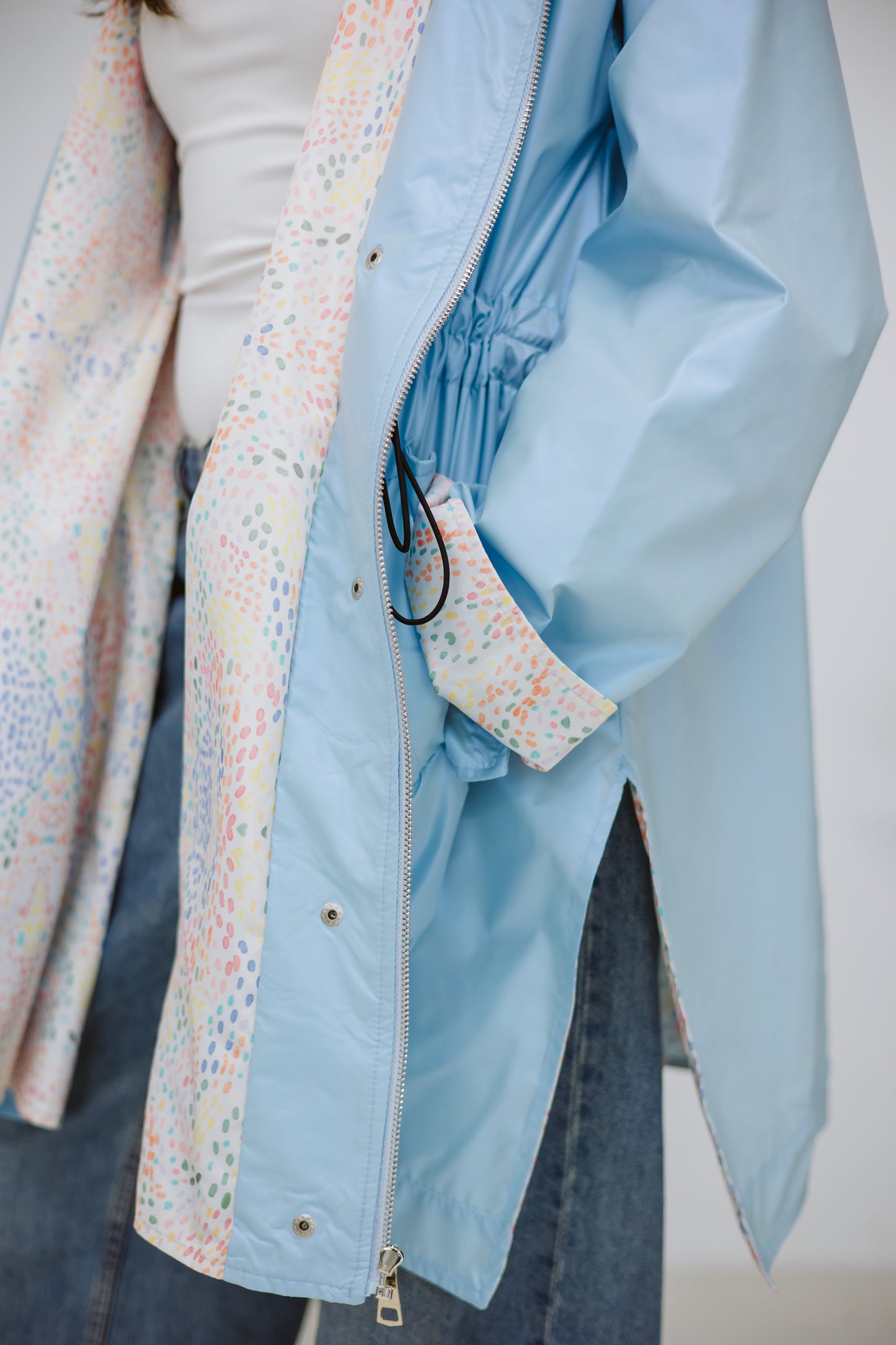Waterproof Jacket - BABY BLUE