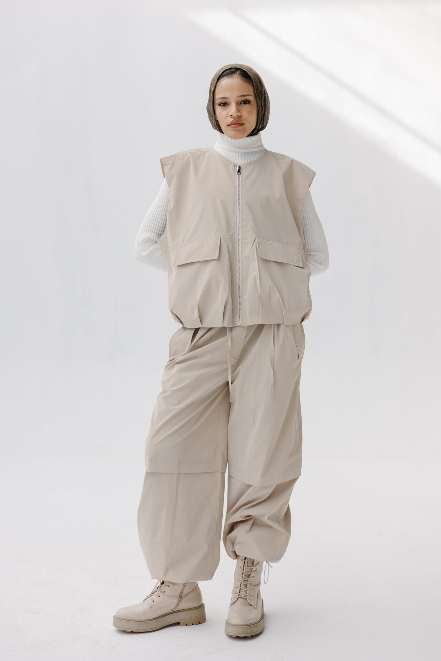 The Parachut Vest - Beige