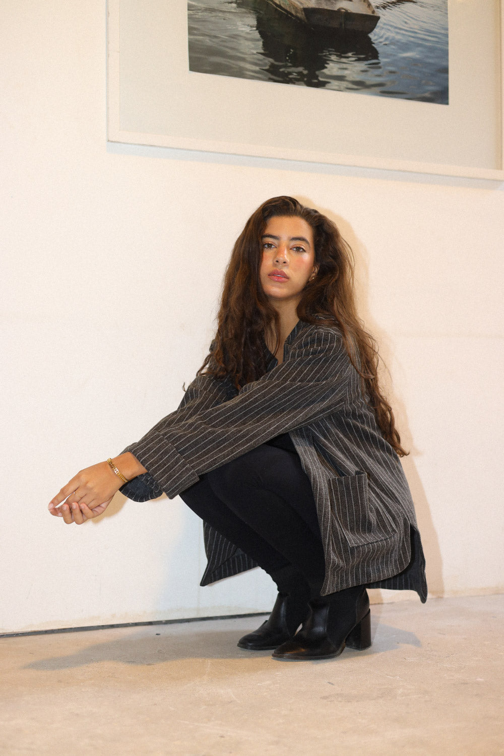 Pocket Lined Jacket - BLACK