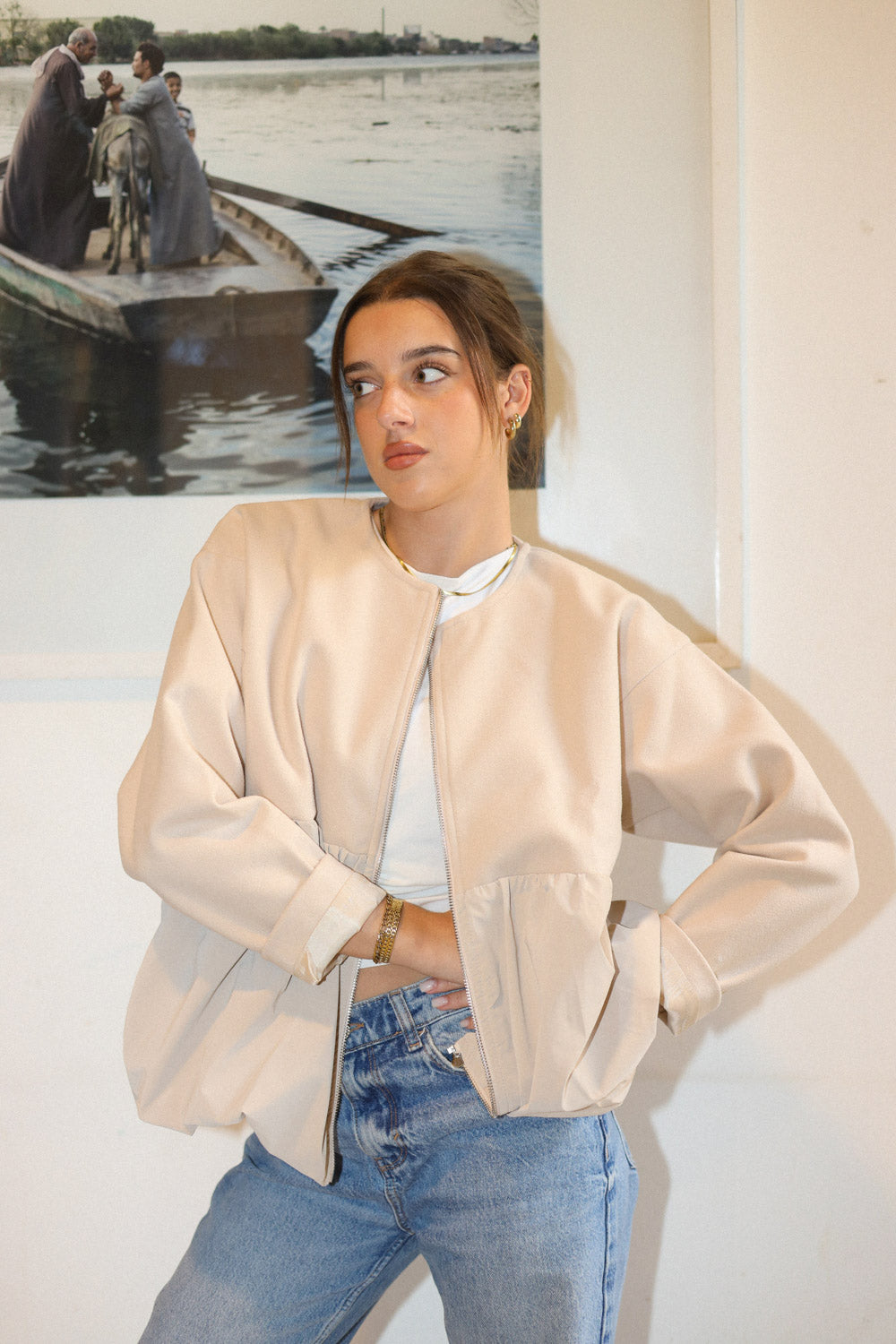 High End Gookh Jacket - Beige