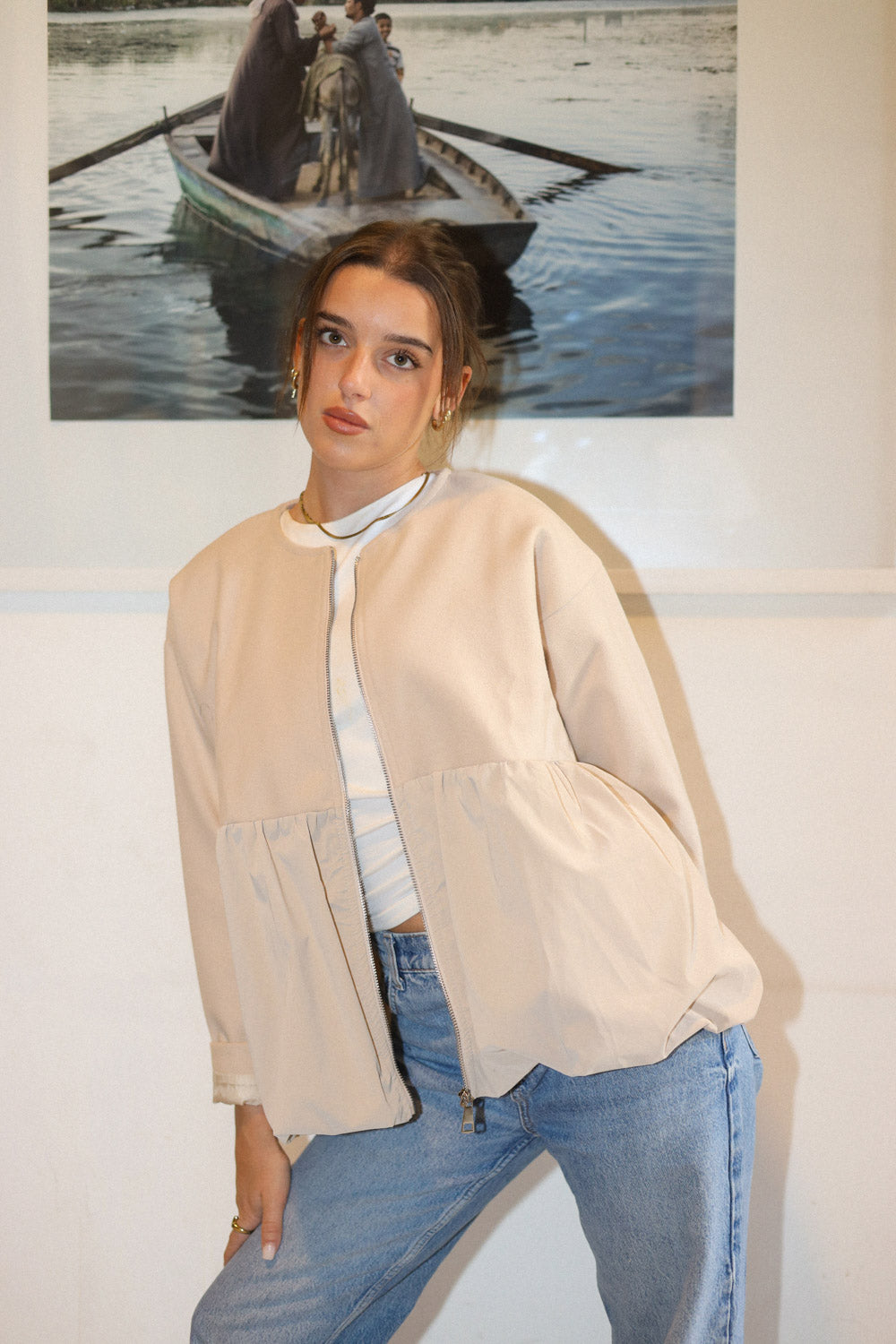 High End Gookh Jacket - Beige