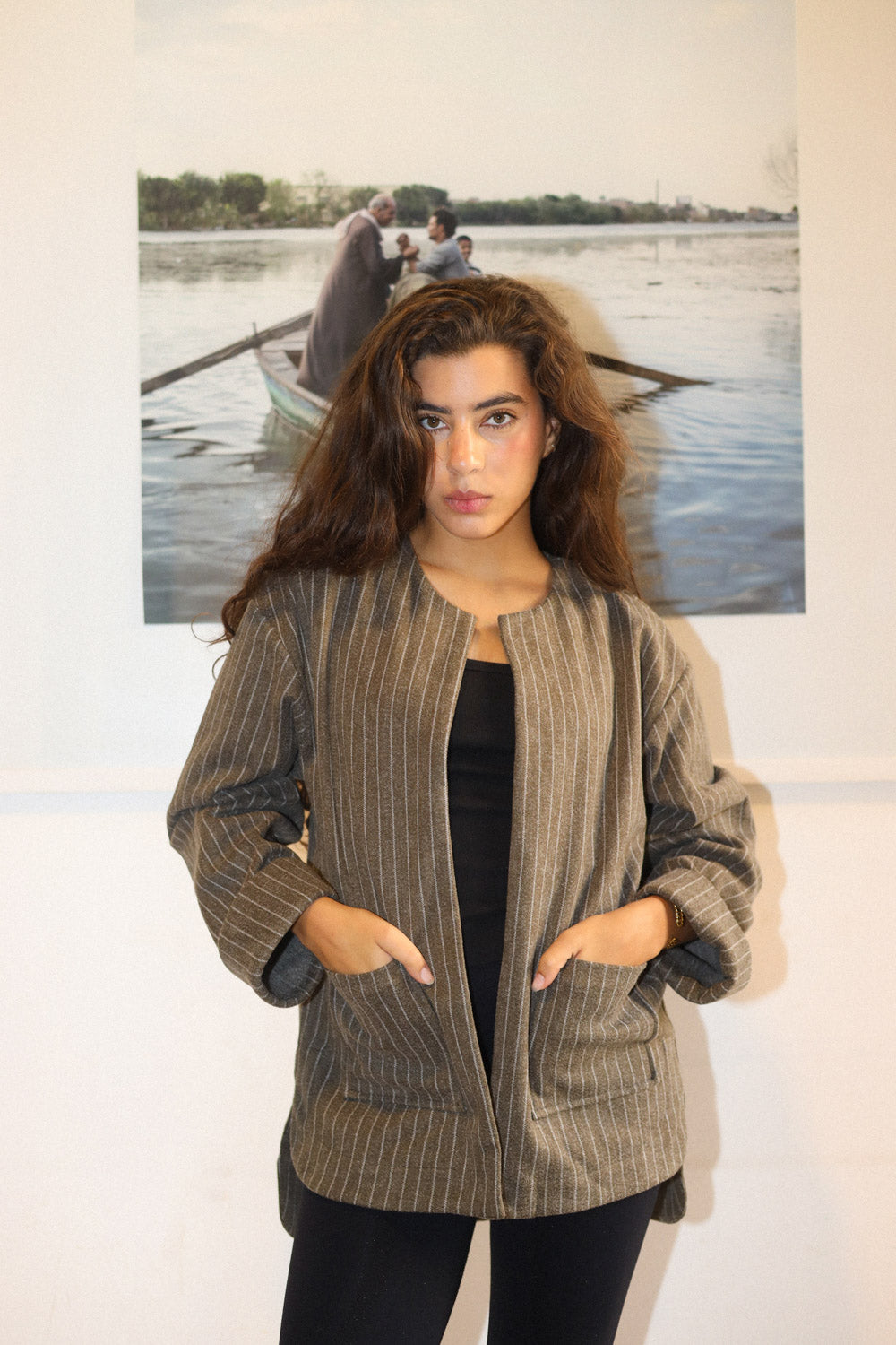 Pocket Lined Jacket - DARK OLIVE