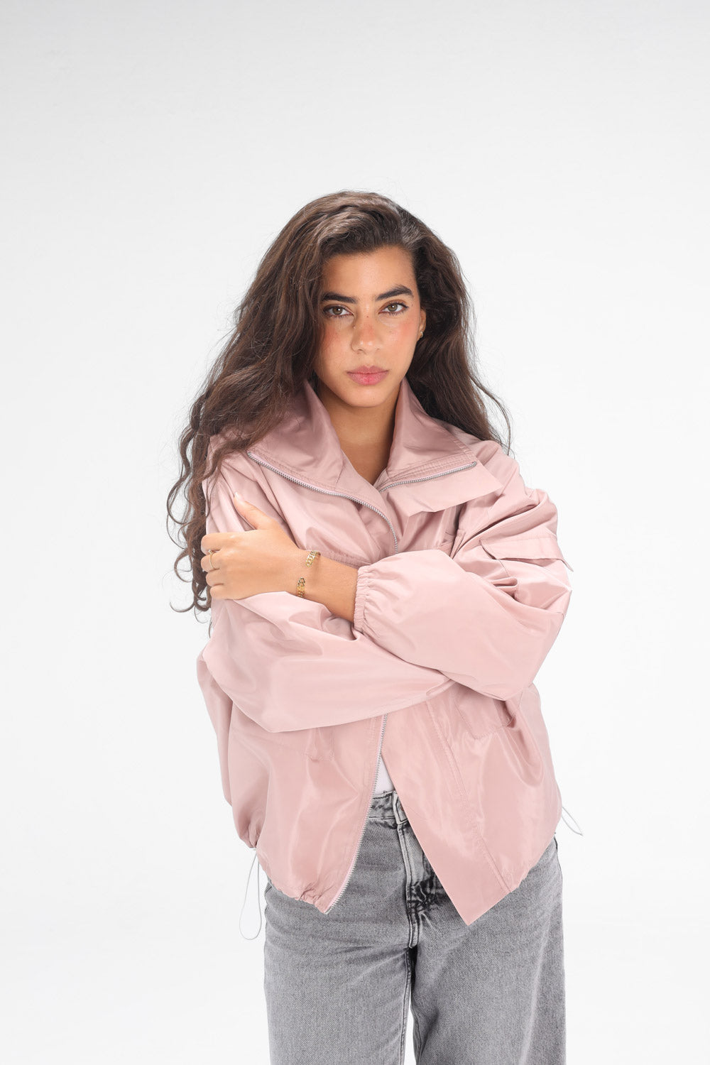 Waterproof Jacket - Nude