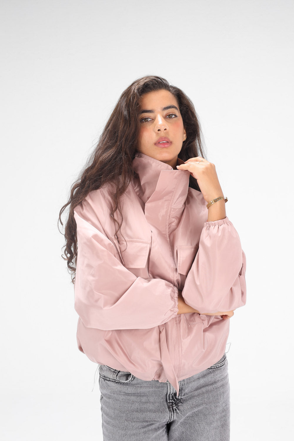 Waterproof Jacket - Nude