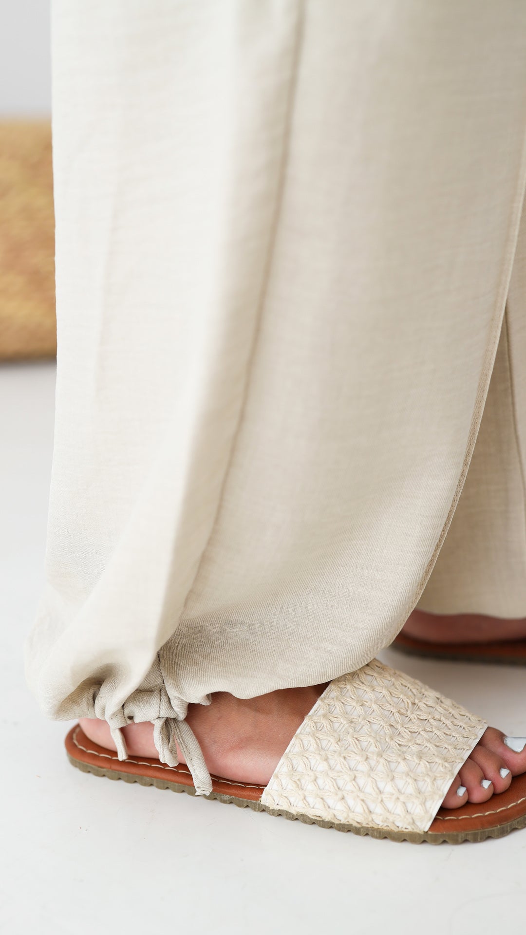 Linen Pants - beige