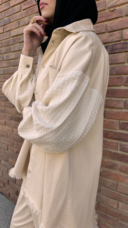 Summer Trico Sleeves - Beige