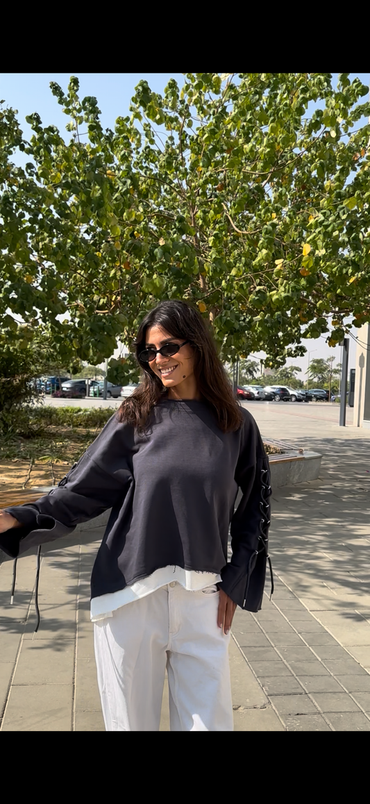 Rope Sweatshirt - Dark Grey