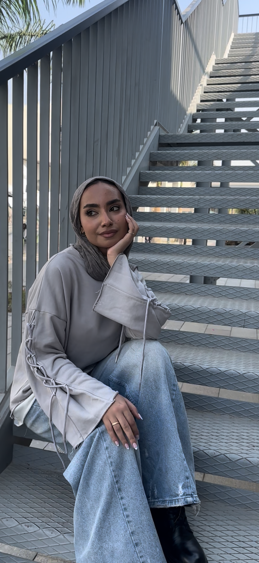 Rope Sweatshirt - Greige