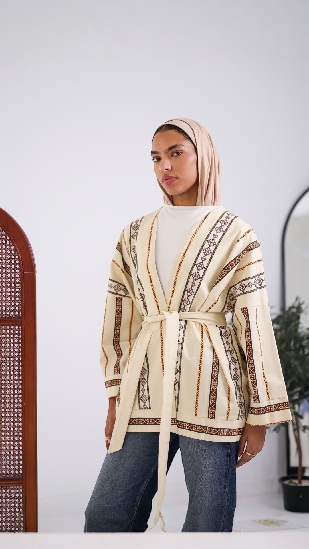 Printed Cotton Kimono