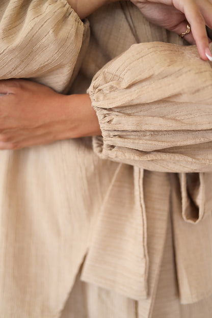 Crinkle Set -BEIGE