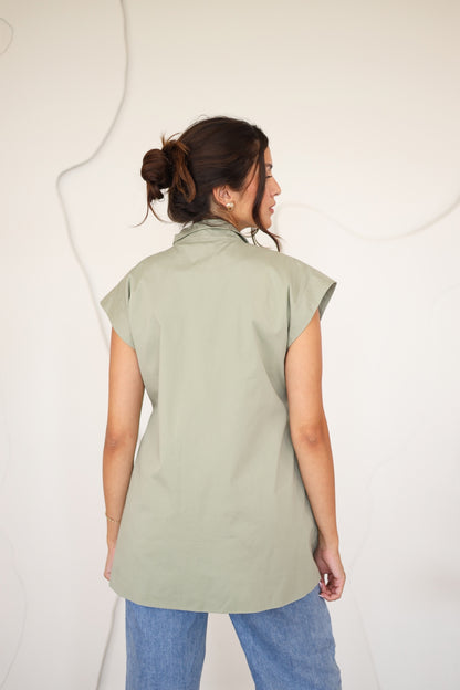 Pocket Vest - OLIVE