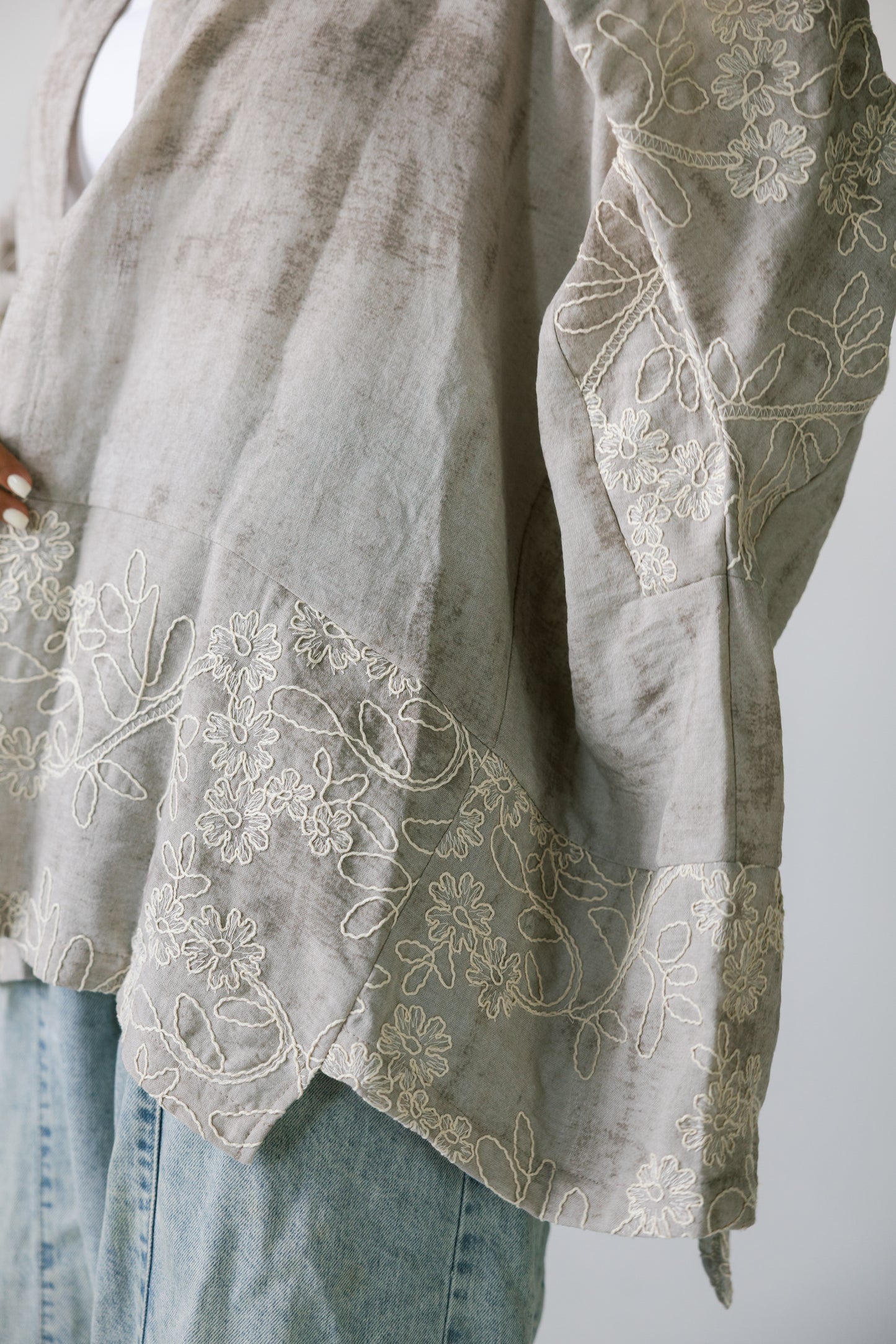 Boho Kimono - GREIGE
