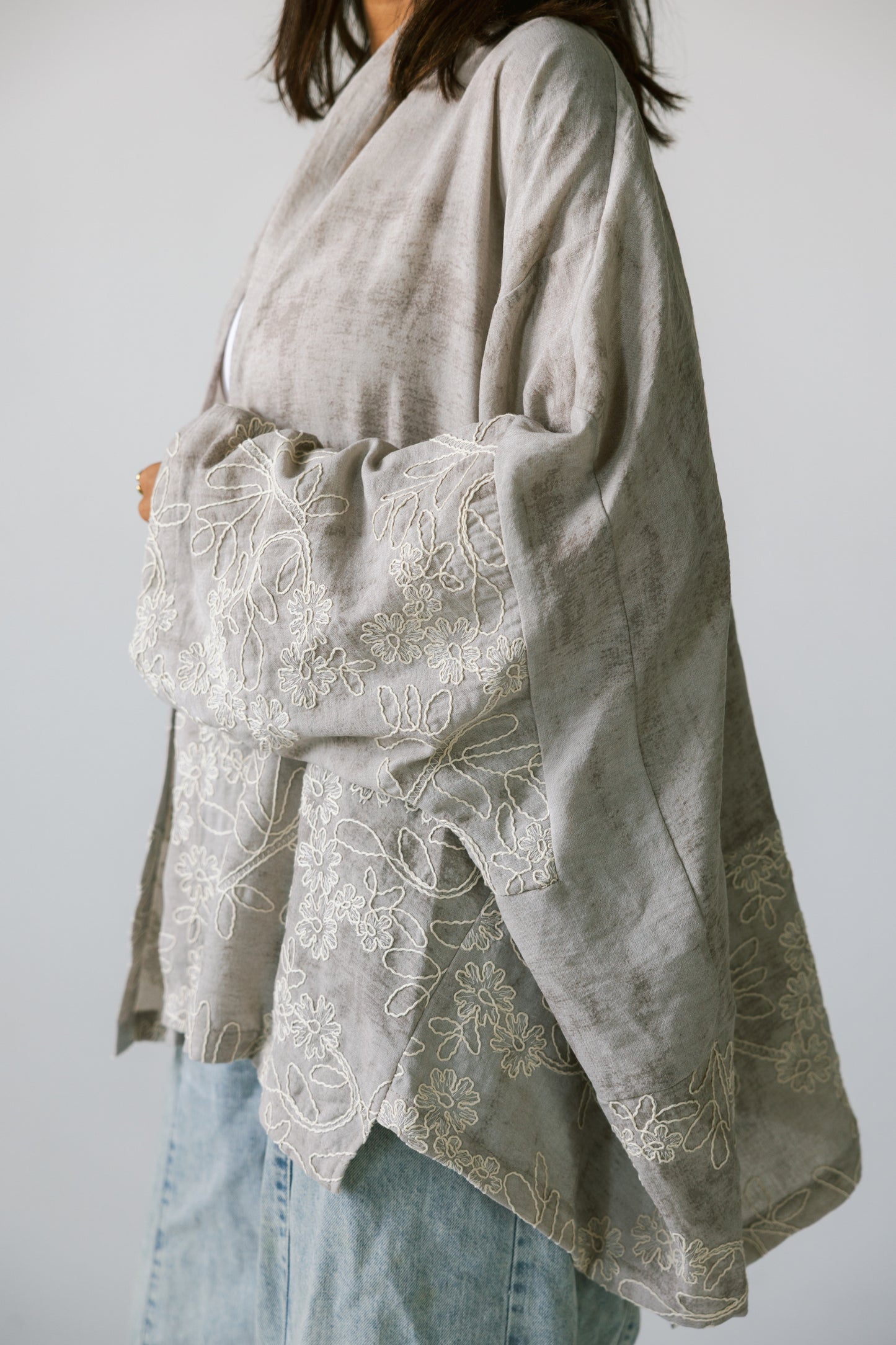 Boho Kimono - GREIGE