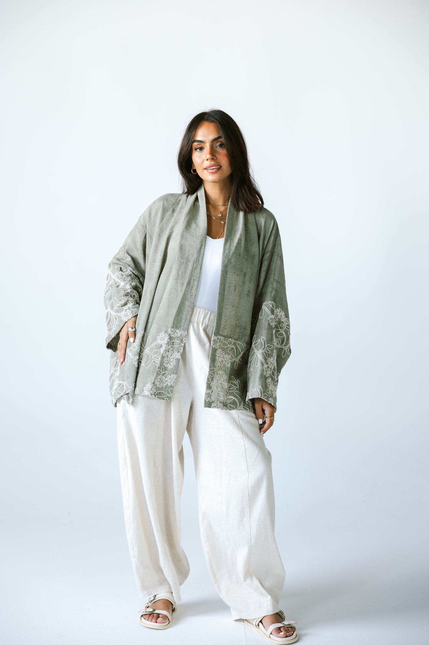 Boho Kimono - OLIVE