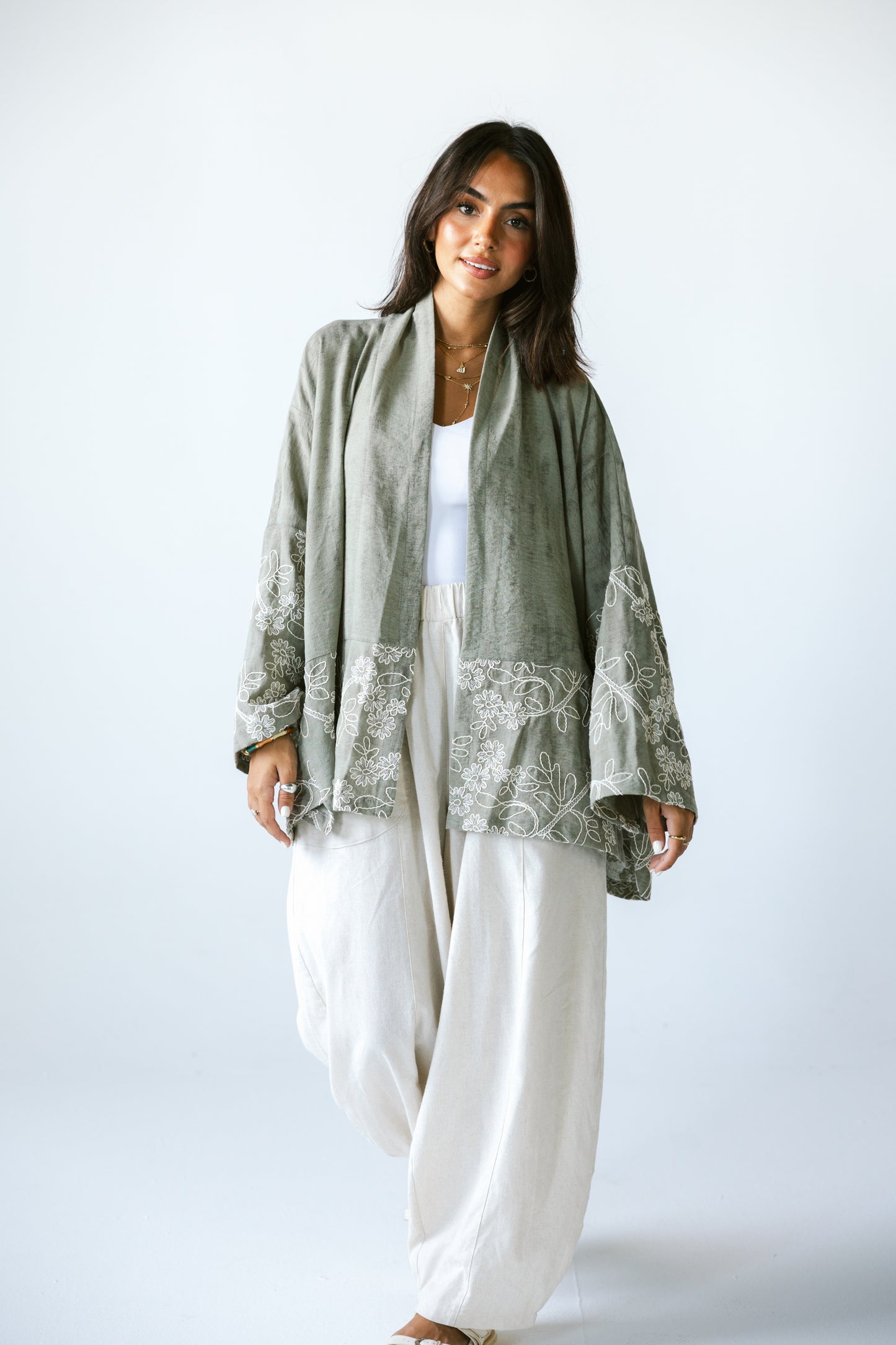 Boho Kimono - OLIVE