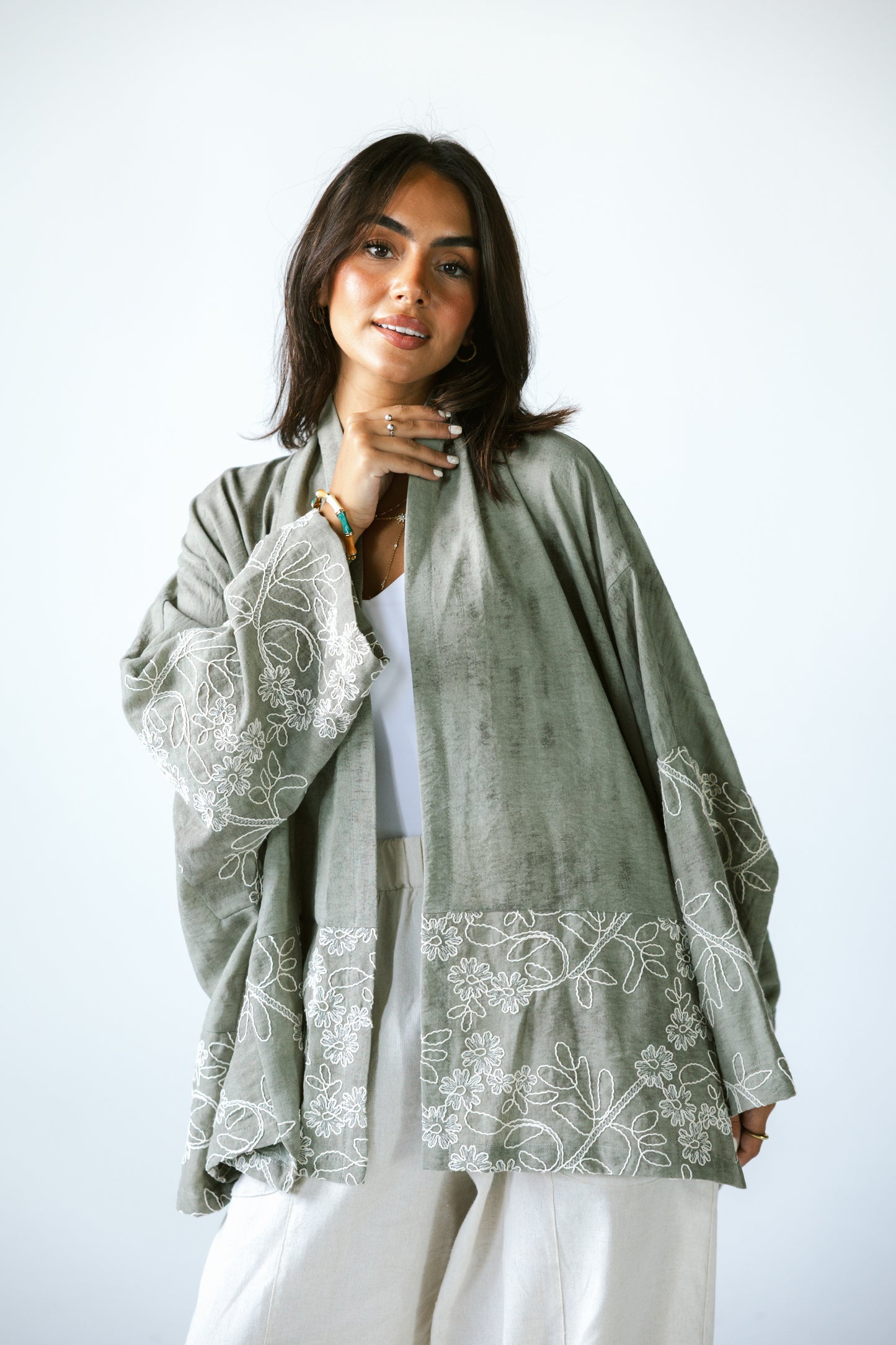 Boho Kimono - OLIVE