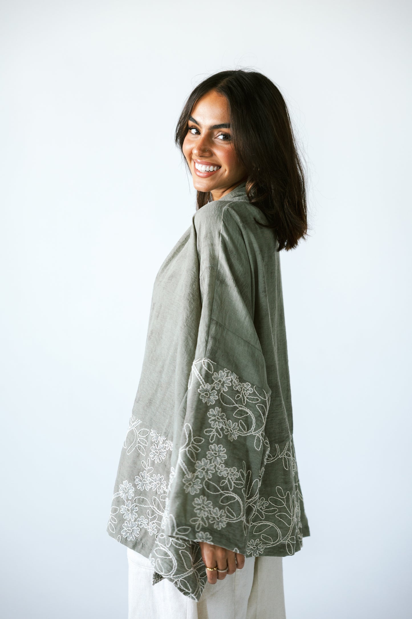 Boho Kimono - OLIVE