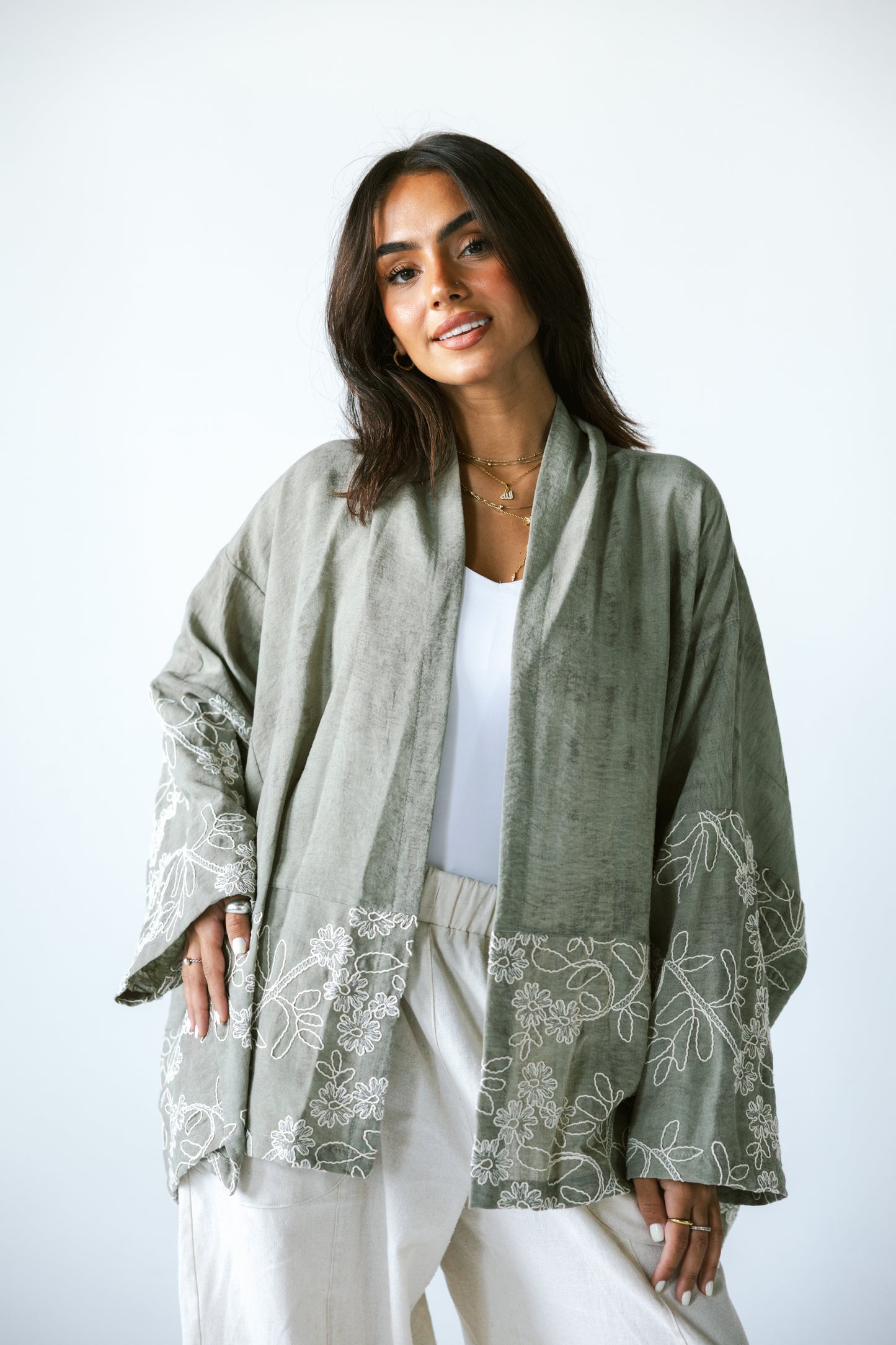 Boho Kimono - OLIVE