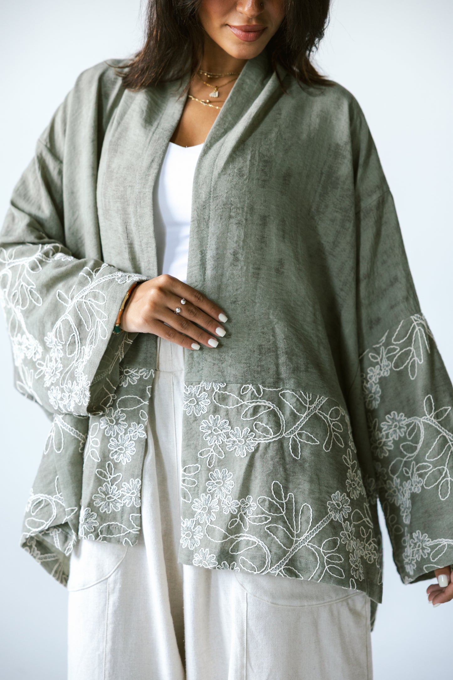 Boho Kimono - OLIVE