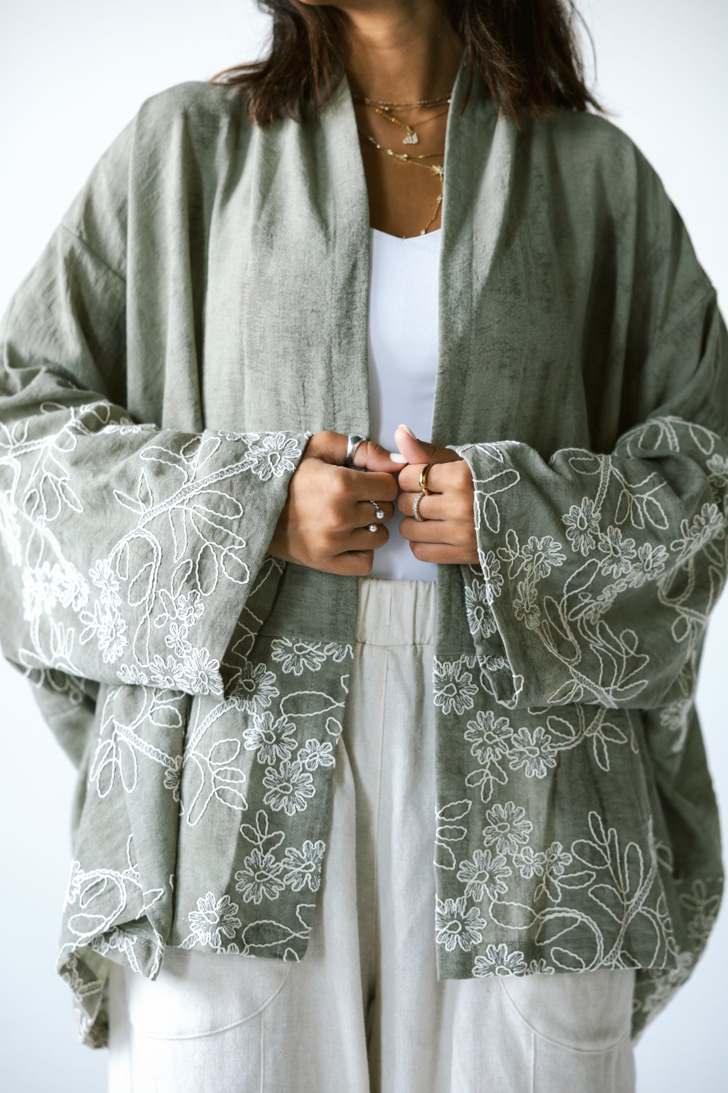 Boho Kimono - OLIVE