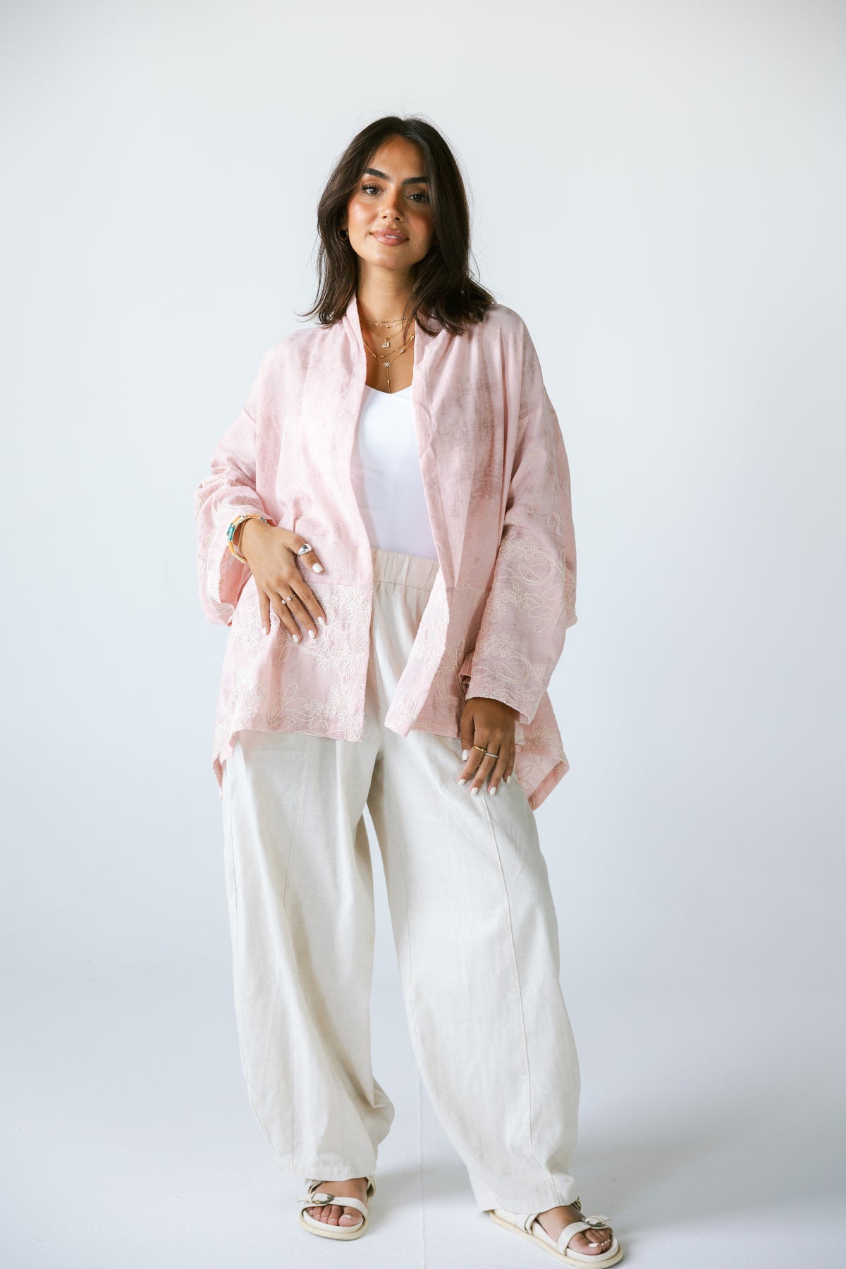 Ballon Pocket Pants - Light Beige