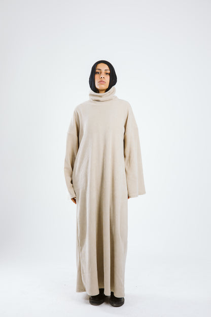 Shanyl Maxi Dress - BEIGE