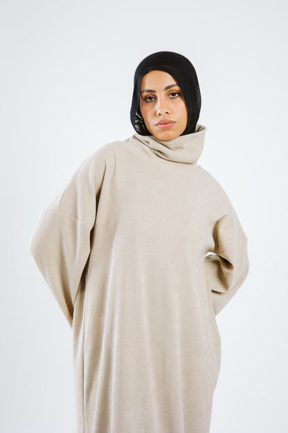 Shanyl Maxi Dress - BEIGE