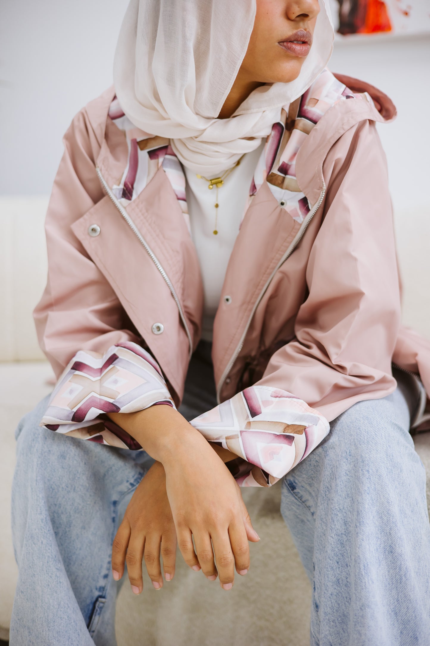 Waterproof Jacket - NUDE