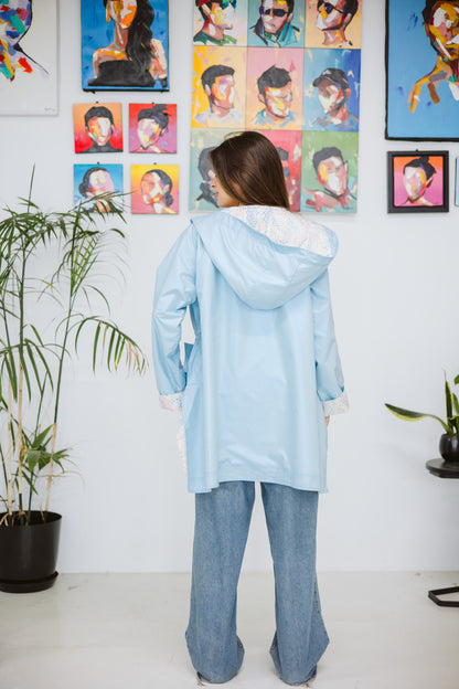 Waterproof Jacket - BABY BLUE