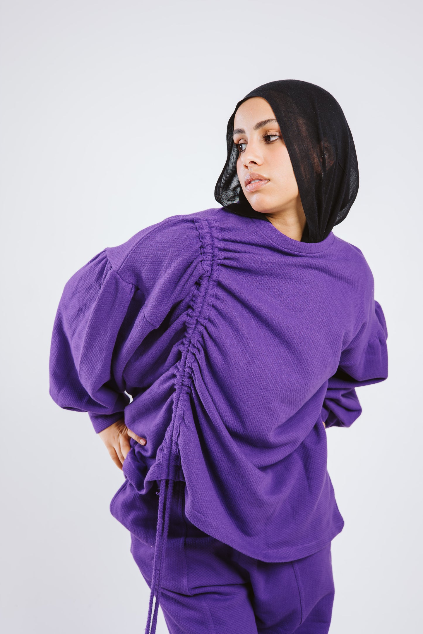 Comfy Curved Set - PURPLE