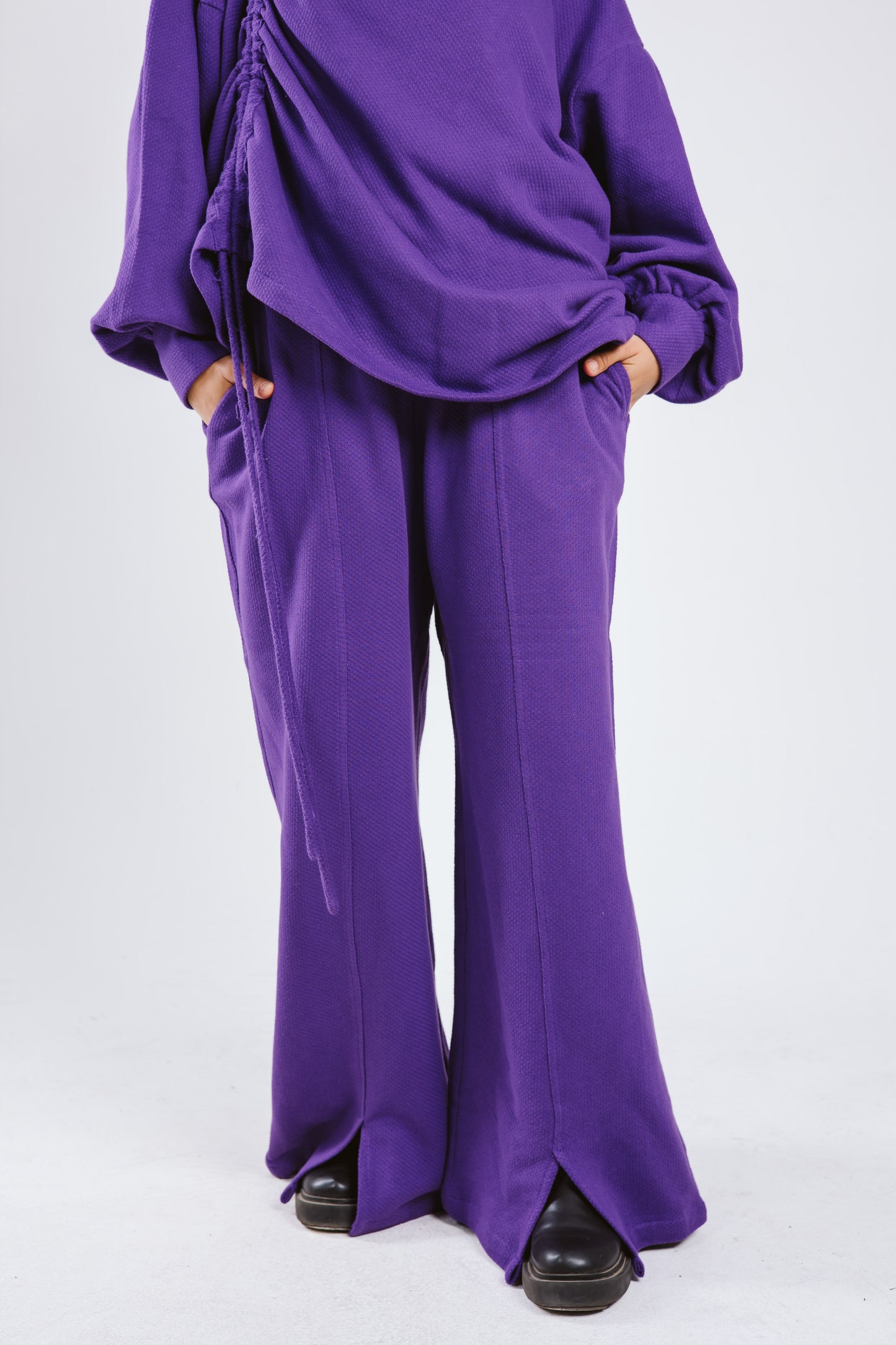 Comfy Curved Set - PURPLE
